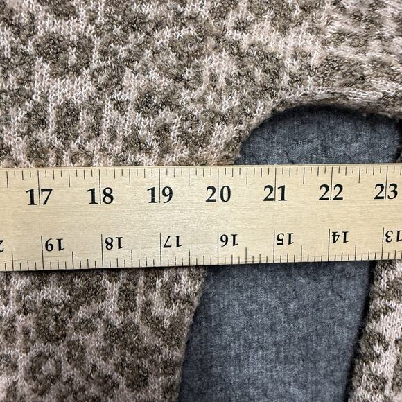 Madewell Merino Wool Blend Sweater Womens Small Pink Cheetah Print - Picture 6 of 6